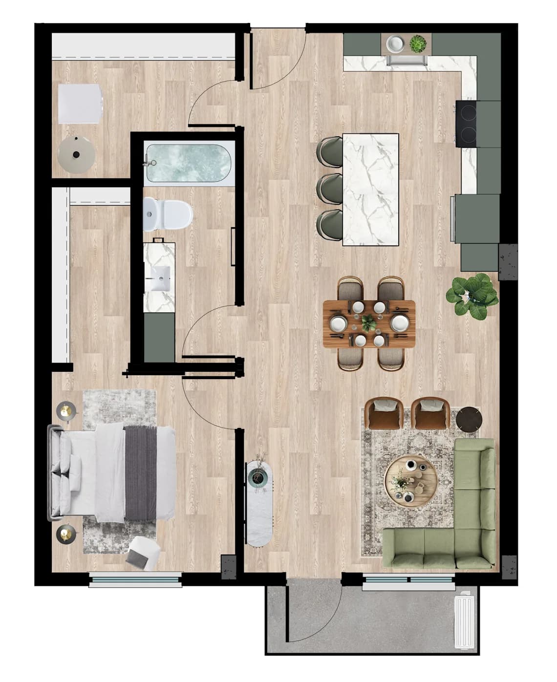 The Harbour floor plan