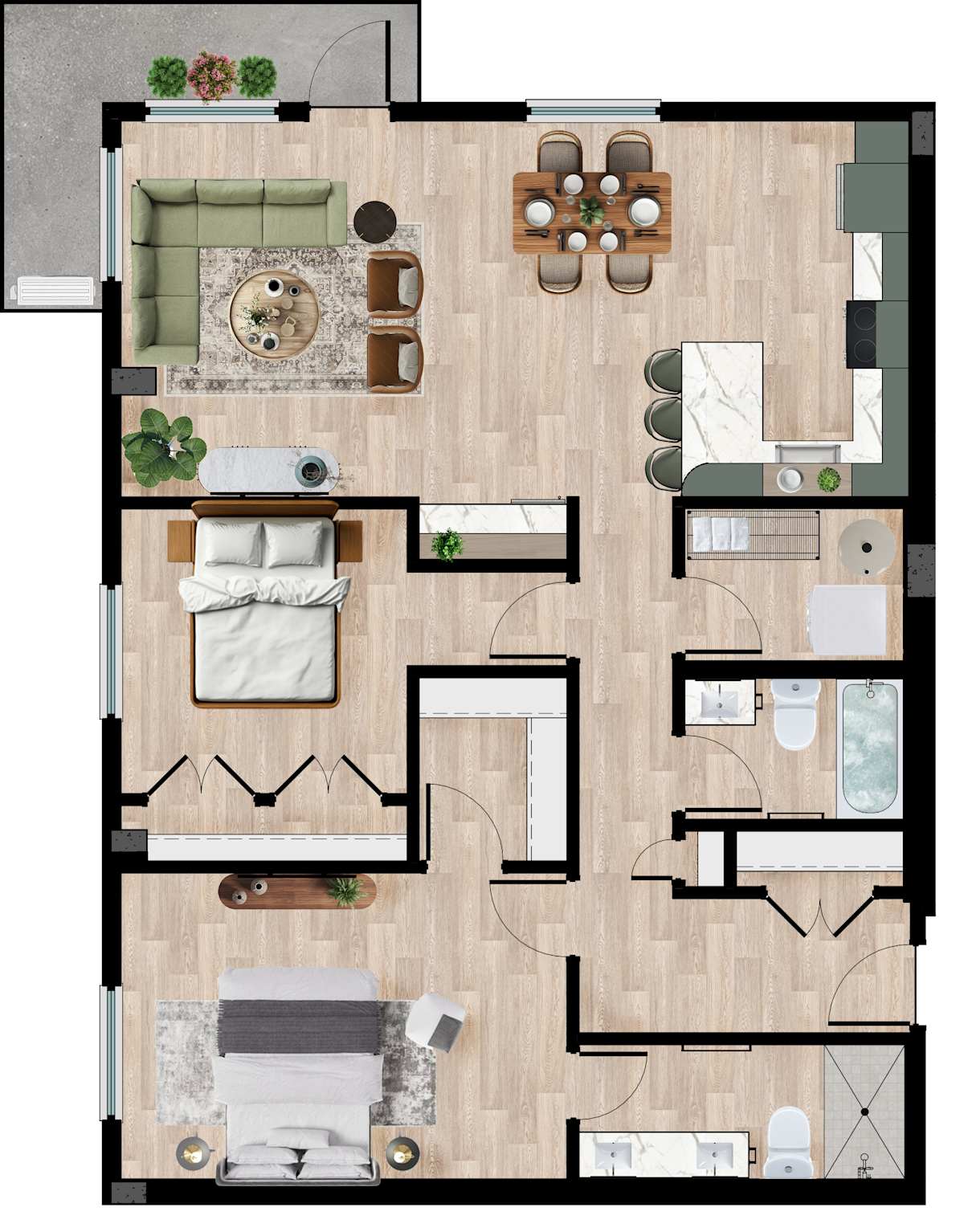 The Lookout floor plan
