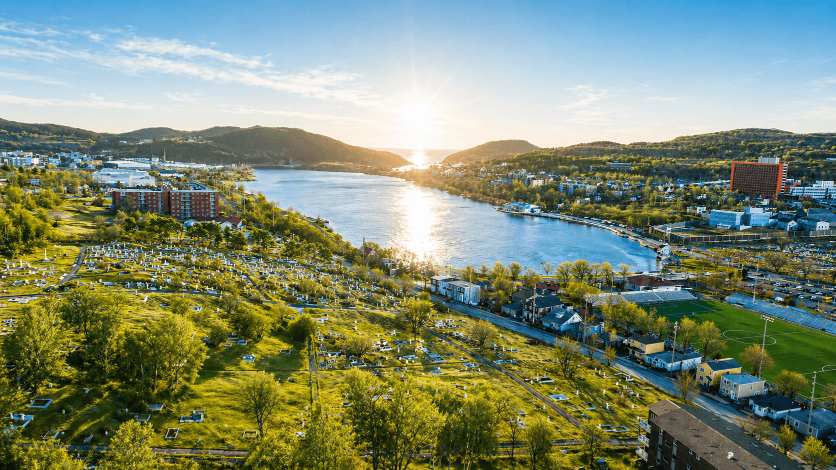 Sweeping views of Quidi Vidi